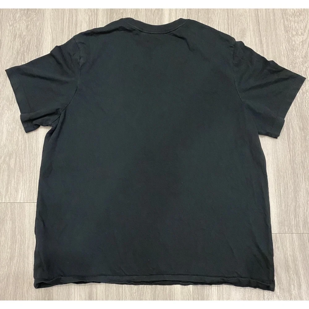 Two 03 Jordan T Shirt Crew Neck Jump man Black Yellow Standard Fit Nike 2XL XXL‎
